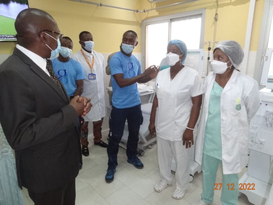 Nouveau Centre d'Hémodialyse - Hôpital Régional de Ngaoundéré - Région de l'Adamaoua. Cameroun. Hemodialysis Center Ngaoundere6 900x675